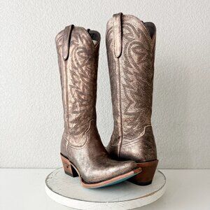 Lane SMOKESHOW Rose Gold Cowboy Boots Western Cowgirl Mid Calf Tall Womens 8
